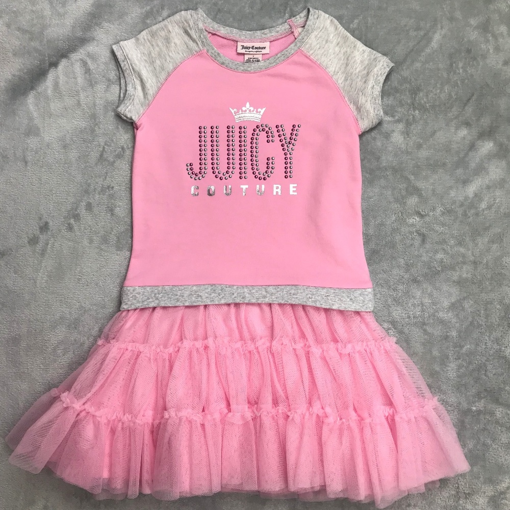 Juicy Couture //  Pink Dress Sz 7